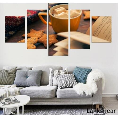 Coffee Wall Art Poste And Print For Bar Kitchen Dining Room Modern Home Decor Wall Picture Canvas Painting Mural For Living Room