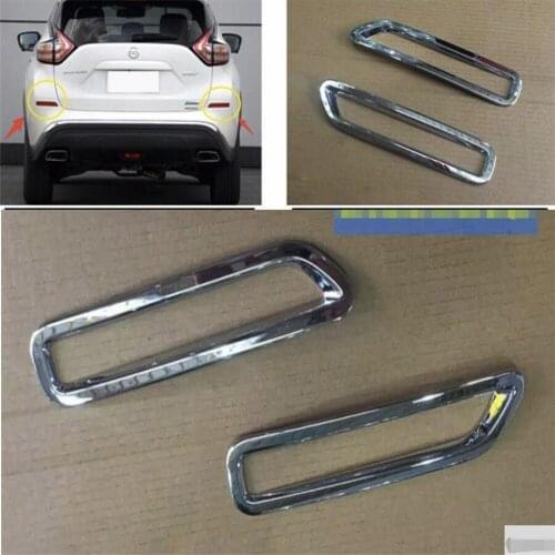 Lapetus ABS Car Styling Rear Tail Fog Lights Foglights Lamp Frame Cover Trim 2 Pcs For Nissan Murano 2015 2016 2017 2018