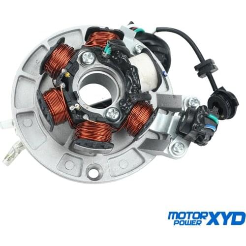 Lifan 140 140cc LF140 Engine 6 Coil Ignition Magneto Stator For 1P55FMJ Horizontal Kick Starter Engines Dirt Pit Bikes