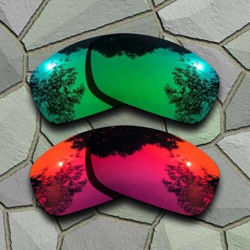 Jade Green&Violet Red Sunglasses Polarized Replacement Lenses for Hijinx