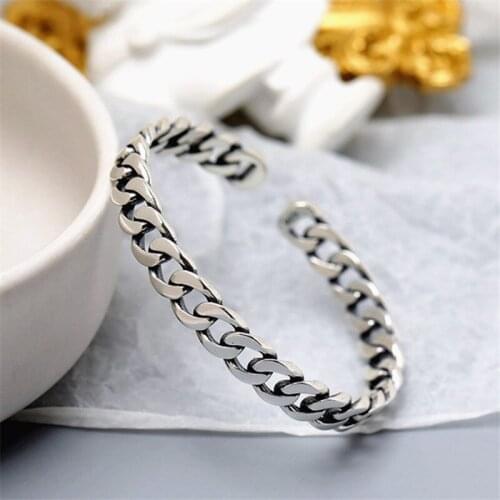 Miuoxion Wholesale Retro Chain Bracelet Personality Fashion Jewelry For Men Women Feature Namour Charm Gift All Seasons