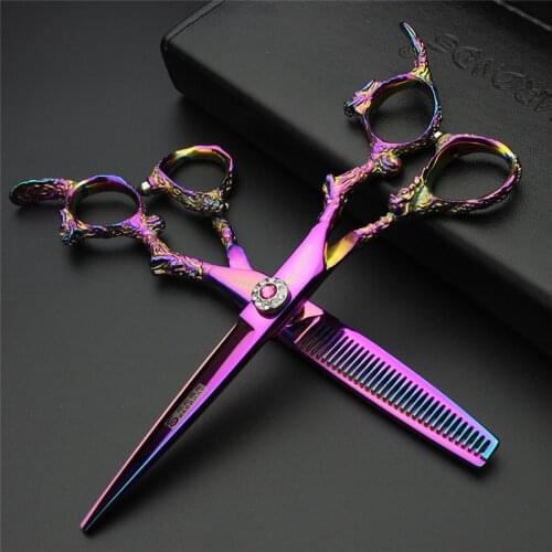 Sharonds 6 inch professional hairdresser hairdressing scissors stylist hairdressing scissors tool set free shipping