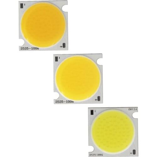 10PCS manufacturer LED COB 25mm 20W 30W Square Flip chip High lumen Strip Light Source Module COB bulb lamp for downlight