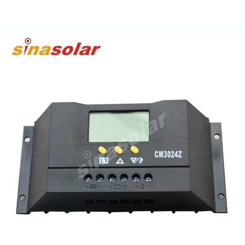 30A 12V/24V PWM Solar Charge Controller/Regulator With LCD Display