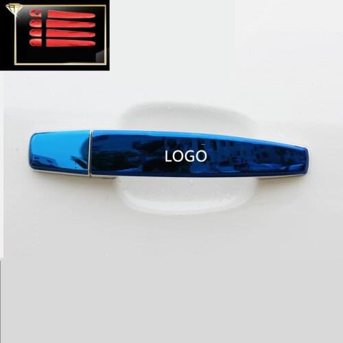 Blue Black Silver Stainless Steel Exterior Hande Cover Frame For Chevrolet Cruze 2009 10 11 12 13 14 2015 ACA045