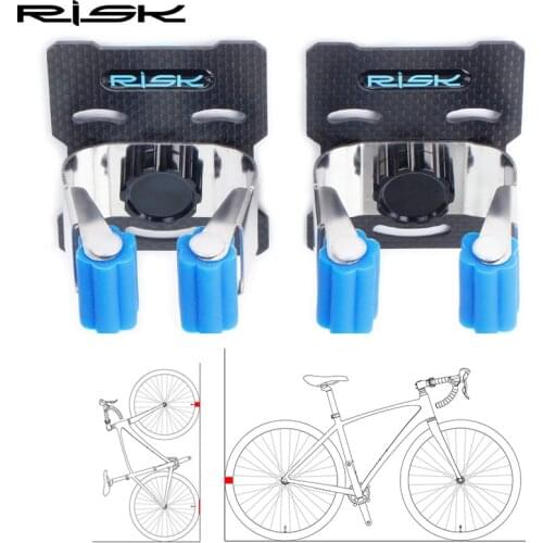 Bicycle Parking Rack Buckle Portable road bike Wall Mount Hook Cycling Display Stand Indoor Vertical Bike Storage Rack Holder