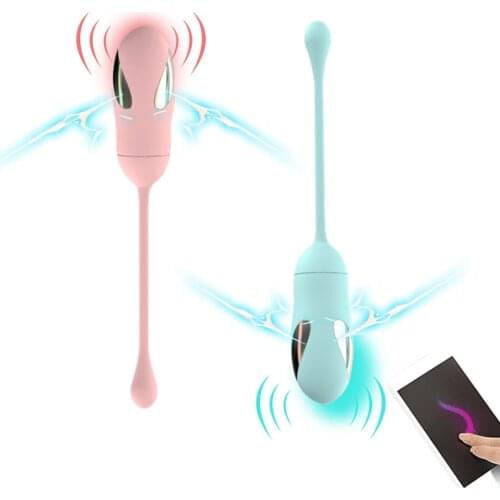 APP Remote Control Vibrating Egg Electric Pulse Vibrator G Spot Clitoris Stimulator Vaginal Ball Ben Wa Ball Sex Toys for Women