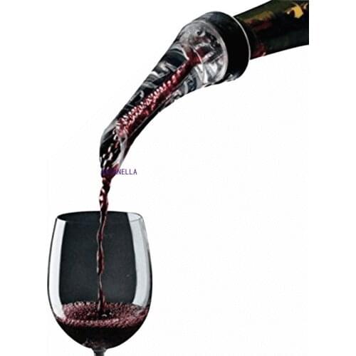 Magic Wine Decanter Red Wine Aerating Pourer Spout Decanter Wine Aerator Quick Aerating Pouring Tool Pump Portable Filter