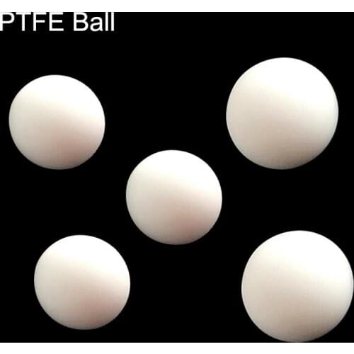 1000Pieces 8mm Diameter PTFE F4 Poly Tetra Fluoroethylene Hard Rigid Plastic Valve Pump Bearing Solid Bead Ball