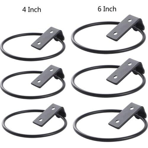 3 Pack Plant Holder Ring Flower Pot Holder Ring Wall Mounted Wall Planter Hooks R9JC