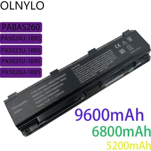 6 Cells New Battery for Toshiba Satellite C850 C850D PA5023U-1BRS PA5024U-1BRS 5024 5023 PA5024 PA5023 PA5024U C870 C875