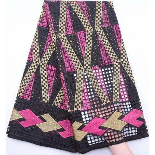 Punch African Lace Fabrics Swiss Voile Cotton Lace High Quality Nigerian Swiss Voile Lace In Switzerland For Party Dresses S1879