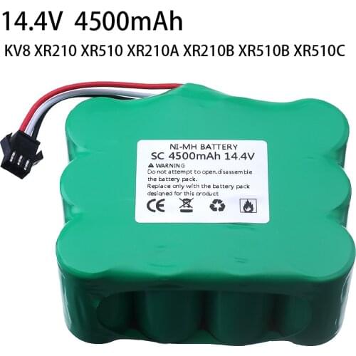 14.4V 4500mAh SC Rechargeable Battery for KV8 XR210 XR510 XR210A XR210B XR510B XR510C Zebot Z520 Fmart R770 Vacuum Cleaner Robot