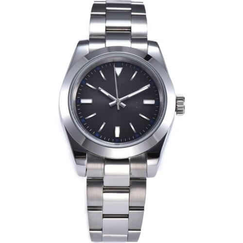 Automatic Mens Watch free shipping fashion New Luminous hands 39mm Solid 316L Steel Case sapphire glass bracelet R3047