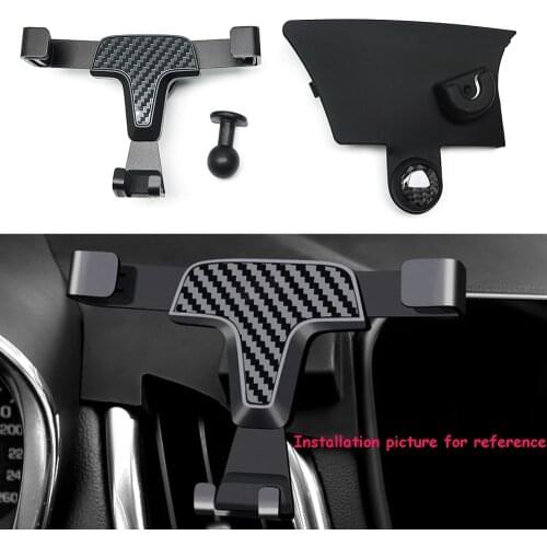 CUSTOM MADE Gravity Phone Holder Auto-Lock Firm For Chevrolet Equinox 2018-2020 2021 Console Side AC Vent Trim Direct Clip-On
