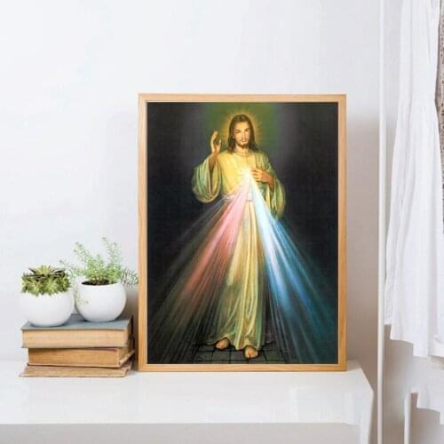 Jesus Light Canvas Painting Wall Art Nordic Decoration Home Modern Poster For Living Room Unframed Print Pictures