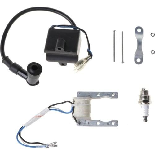 CDI Ignition Coil Magneto For Motorized 49cc 66cc 80cc Engine Bicycle Spark Plug J60F