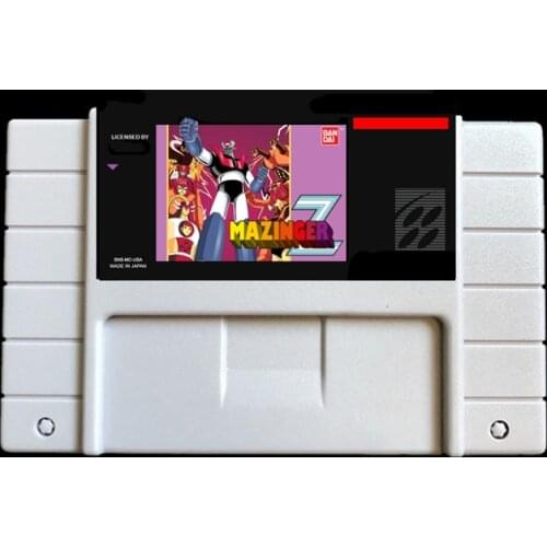 Mazinger Z USA- NTSC version 46 pins Video games card NTSC version for Retro Video games Console