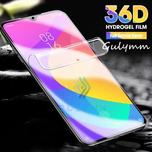 36D Soft Hydrogel Film For Xiaomi Redmi 7A 6A Note 4X 6 7 8 9 S K20 7 Pro Screen Protector Mi 8 A2 Lite 9 9T Full Cover Film