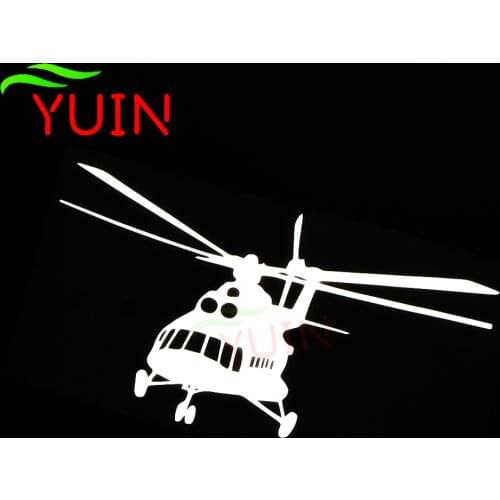 Aircraft Car Sticker Fashion Personalized Style PVC Window Decorative Accessories Waterproof High Quality Decal 18*10cm