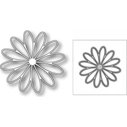 New Blooming Daisy Flower Plant 2020 Metal Cutting Dies for DIY Scrapbooking Decoration and Card Making Embossing Craft No Stamp