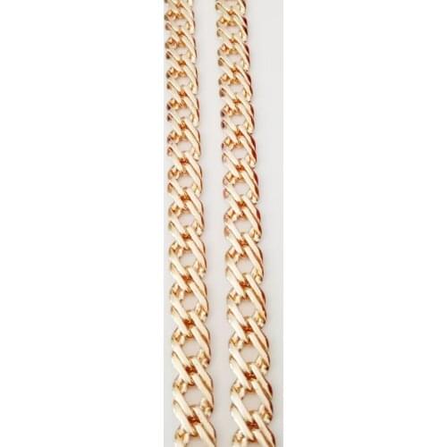 Man Necklace Men Jewelry Necklace Chain Trendy Rose Gold Color Jewelry Link Chain 60cm Long Necklace Top Fashion