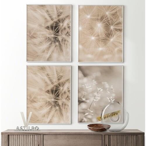 Natural Scenery Native Element Photography Canvas Painting Dandelion Prints Art Poster Modern Minimalism Wall Decor Gift Idea