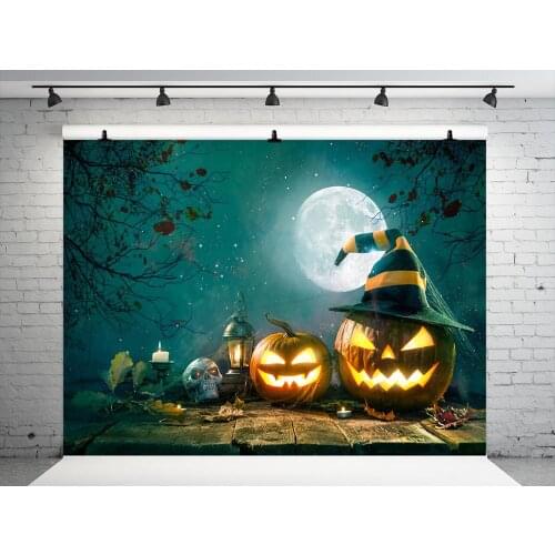 VinylBDS 10x10ft Night Halloween Photography Backdrops Children Backgrounds For Photography Moon Backgrounds For Photo Studio