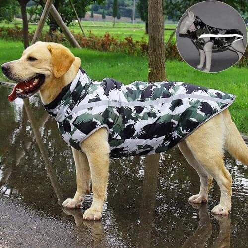 Waterproof Winter Dog Jacket Large Breed Dog Coat Reflective Warm Dog Clothes for Big Dogs Labrador Chihuahua Pug Clothing