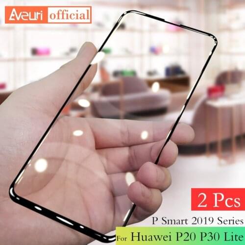 2Pcs 9D Protective Tempered Glass For Huawei P20 Pro P30 Lite Nova 2 3 3i 5t P Smart Plus Z 2019 Full Cover Screen Glass Glass