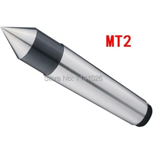 1 PCS Lathes Tailstock Machine Tool MT2 Morse Taper Alloy Solid Dead Center Drilling Lathe machine Support the Tailstock End
