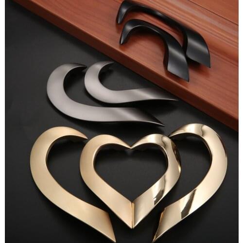 2PCS Door Furniture Handles Invisible Door Knob Drawer Pulls Kitchen Cabinet Knobs And Handles Furniture Hardware 64/96MM