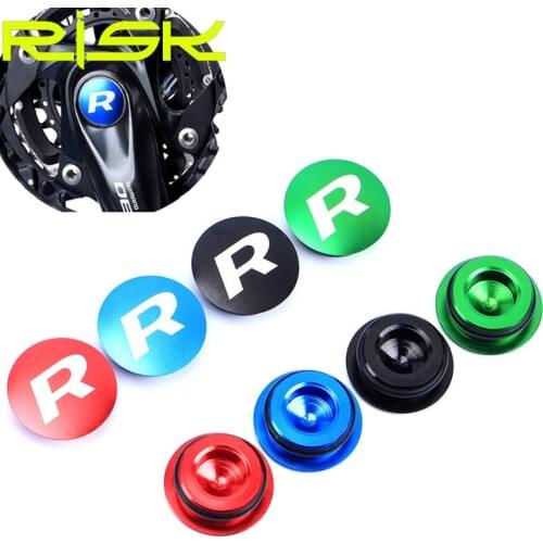 2PCS/Lot Bicycle Crankset Dust Screw Cap Hollow Aluminum Alloy Cap Integrated Crankset Water - proof Cover