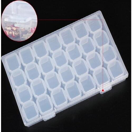 21 slots Dismountable Diamond Embroidery Accessories diamond painting Boxes Manicure Tools Jewelry Storage Case Organizer