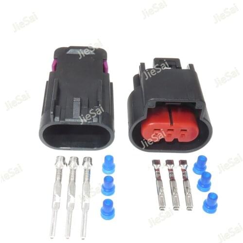 3 Pin 13519047 15326813 Auto Wiring Harness Oil Pump Plug Connector Waterproof Female Male Connectors