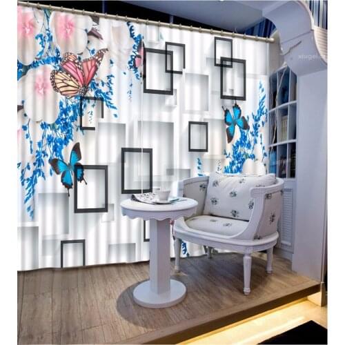 3d curtains Simple circle curtains for living room gordijnen voor de woonkamer european curtains