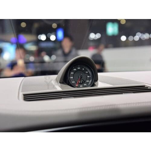Car Stopwatch For Porsche Panamne 2017-2021 Interior Dashboard Center Clock Compass Time Electronic Meter Clock Accessional