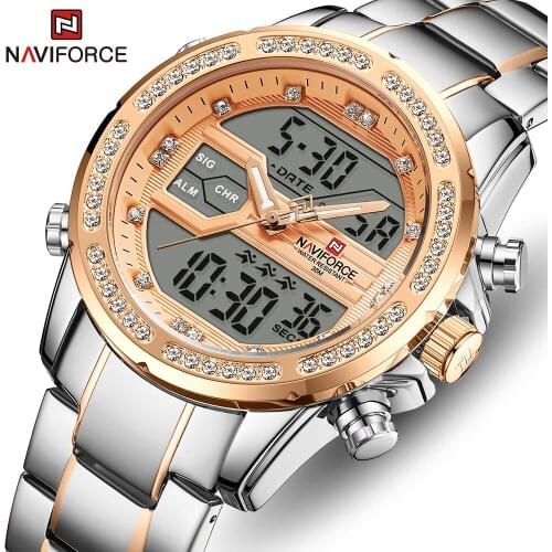 NAVIFORCE Fashion Sport Watch for Men Top Brand Luxury Analog Digital Dual Display Wristwatch Waterproof Clock Relogio Masculino