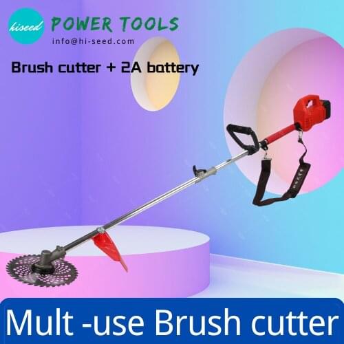 Electric lawn mower rechargeable small household multifunctional agricultural harvester, handheld high power