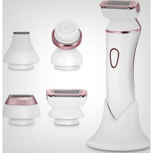 IPX7 all in one facial body electric grooming epilator facial eyebrow device epilator machine electric leg depilatory