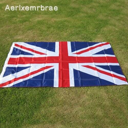 Free Shipping aerlxemrbrae flag great british banner flag 5*3FT 90*150cm united kingdom national polyster uk flag