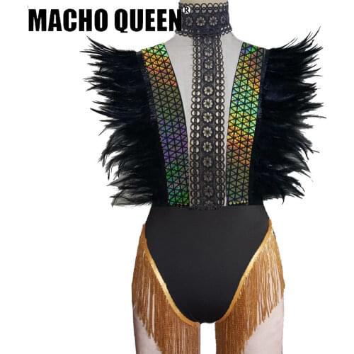 MACHO QUEEN Women's Bodysuits