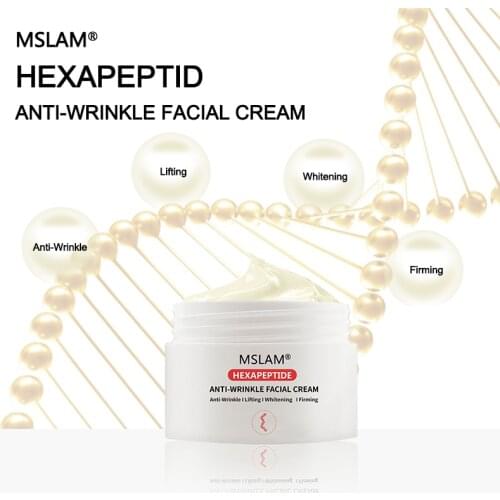 MSLAM Peptides Face Cream Anti-Aging Wrinkle Lift Firming Whitening Moisturizing Acne Treatment Skin Care Essence