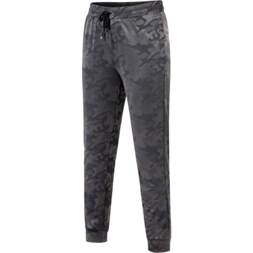 Mens outdoor sports quick dry pants spring and summer camouflage slim elastic running cycling pants