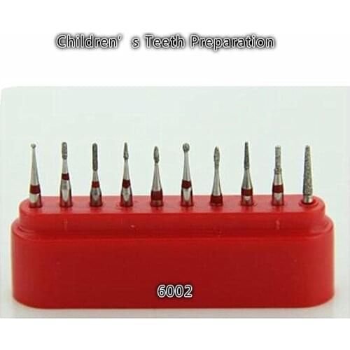 50Pieces/5boxes Dental Clinic Preparation Kit Children Teeth Preparation Diamond Grinding Polisher Dental Bur Tools Set