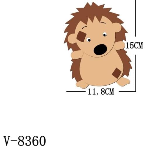 New hedgehog Wooden Dies Cutting Dies Scrapbooking /Multiple Sizes /V-8360