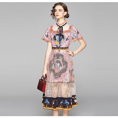 Летние платья с кружевом Oceanqiong China At AliExpress