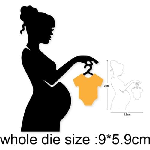 Pregnant mother baby clothes Die Cut METAL CUTTING DIES cut die Scrapbook paper craft album card