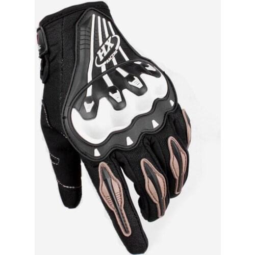 1 Pair Of Motorcycle Gloves Cloth Full Finger Safety Protective Gloves For Motorcycle Outdoor Riding