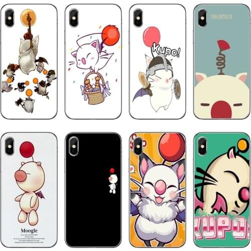 Silicon Soft Case For Huawei P30 P20 Pro P10 P9 P8 Lite Y5 Y6 Y7 Y9 P Smart Plus 2018 2019 Final Fantasy Moogle TPU Phone Case